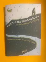 poetry anthology cover, a walker in the rain